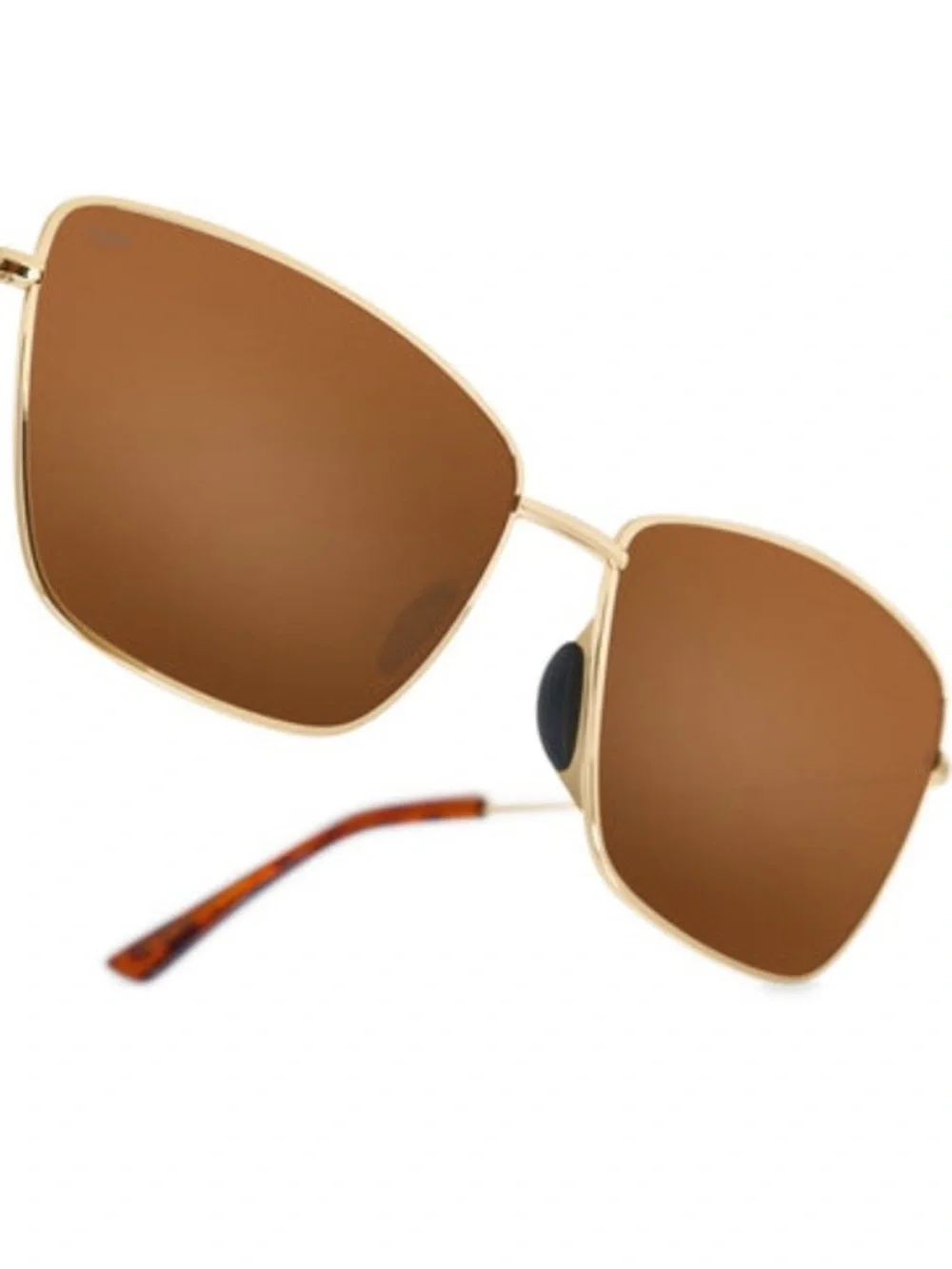 SHADYRAYS Women's Tangle Free Melrose Polarized Sunglasses, Amber Gold, New
